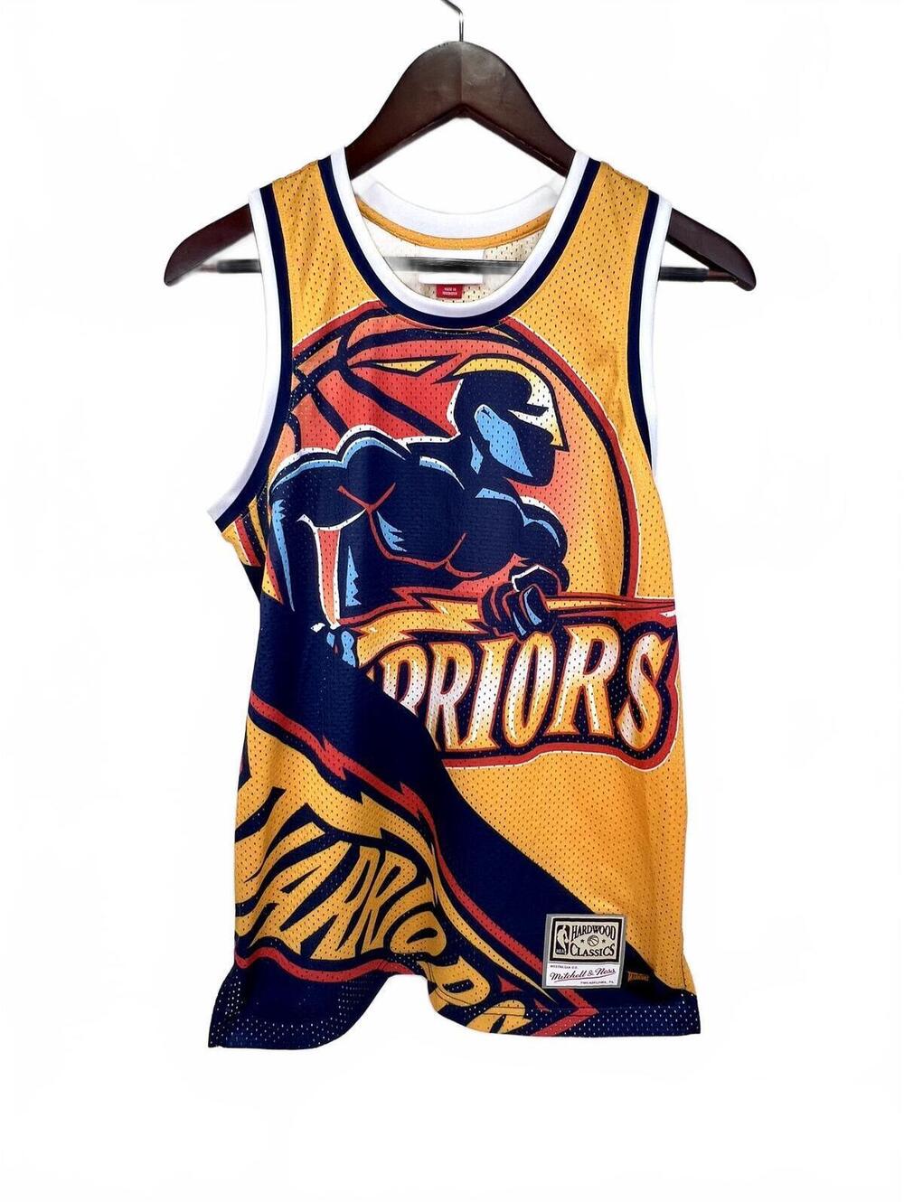 Golden State Warriors Youth Size Large Hardwood Classics Basketball Jersey Tank